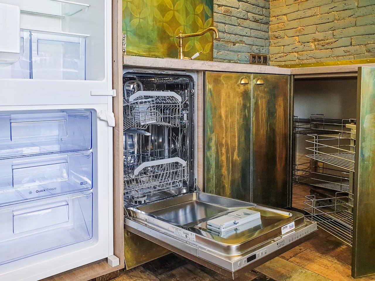 Expert technician repairing a dishwasher in Dr Phillips, FL